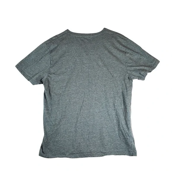 MTX Audio‎ American Flag V Neck T Shirt Gray XL Mens Womens Graphic Tee - Picture 5 of 7